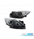 FARÓIS MPS LOOK PARA MAZDA 3 09-13 BLACK PRETO