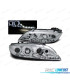FARÓIS LED ANGEL EYES PARA MAZDA 6 02-07 CHROME CROMADO