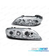 FARÓIS LED ANGEL EYES PARA MAZDA 6 02-07 CHROME CROMADO