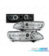 FARÓIS ANGEL EYES PARA HONDA ACCORD 98-02 EUA CHROME CROMADO