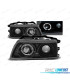 FARÓIS ANGEL EYES PARA HONDA CRX 87-89 BLACK PRETO