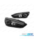 FARÓIS FORD FOCUS MK3 15-18 LED TRU DRL PRETO