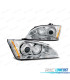 FARÓIS ANGEL EYES PARA FORD FOCUS II 04-08 CHROME CROMADO H1 H7