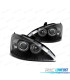 FARÓIS ANGEL EYES PARA FORD FOCUS 01-04 BLACK PRETO