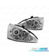 FARÓIS ANGEL EYES PARA FORD FOCUS 01-04 CHROME CROMADO
