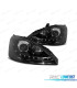 FARÓIS LED DAYLIGHT PARA FORD FOCUS 98-01 BLACK PRETO