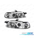 FARÓIS ANGEL EYES PARA FIAT PUNTO 93-99 LPFI08 CHROME CROMADO