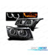 FARÓIS LED PARA CHEVROLET CRUZE 09-12 BLACK PRETO