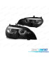 FARÓIS ANGEL EYES 3D-DRL PARA BMW X5 E70 07-10 BLACK PRETO