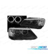 FARÓIS ANGEL EYES LED PARA BMW X3 F25 10-14 BLACK PRETO
