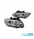 FARÓIS BMW E92 E93 06-10 ANGEL EYES LED 3D CHROME CROMADO