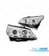 FARÓIS BMW E60 E61 03-07 ANGEL EYES LED CCFL CROMADO
