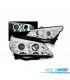 FARÓIS BMW E60 E61 03-07 ANGEL EYES LED CCFL CROMADO