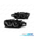 FARÓIS BMW F30 F31 11-15 LED TRU DRL PRETO
