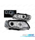 FARÓIS ANGEL EYES XENON PARA BMW X5 E53 99-03 CHROME CROMADO