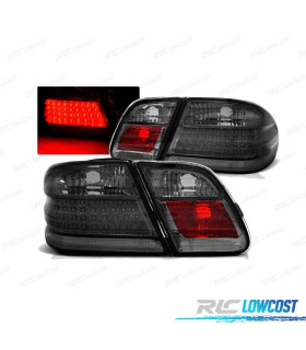 FAROLINS TRASEIROS LED PARA MERCEDES W210 95-02 SMOKED FUMADO ESCURECIDO