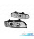 FARÓIS BMW E39 95-03 ANGEL EYES 3D CROMADOS INTERMITENTES LED
