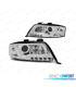 FARÓIS LED PARA AUDI A6 01-04 TRU DRL ECE-R87 CROMADO