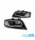 FARÓIS LED PARA AUDI A6 97-01 TRU DRL PRETO