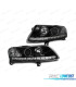 FARÓIS ANGEL EYES LED PARA AUDI A6 C6 04-08 PRETO