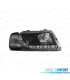 FARÓIS FRONTAIS LED TRU DRL ECE-R87 AUDI A3 8L 96-00 PRETO