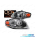 FARÓIS FRONTAIS ANGEL EYES PARA AUDI A4 B7 04-08 CROMADO