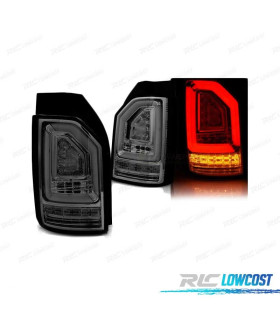 FARÓIS PARA VOLKSWAGEN VW T6 15-19 FUMADOS COM PISCA DINÂMICA OEM LED