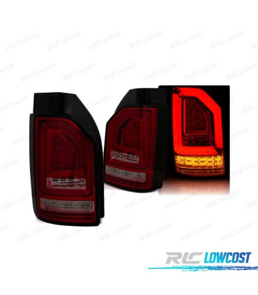 FAROLINS LED DINÂMICO PARA VOLKSWAGEN VW T6 MULTIVAN CARAVELLE 15-19 OEM LED FUMADO