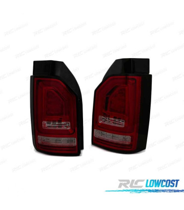 FAROLINS LED DINÂMICO PARA VOLKSWAGEN VW T6 MULTIVAN CARAVELLE 15-19 OEM LED FUMADO