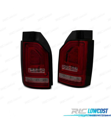 FAROLINS LED DINÂMICO PARA VOLKSWAGEN VW T6 15-19 PORTA SIMPLE FUMADO