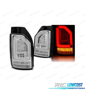FAROLINS TRASEIROS LED DINÂMICO PARA VOLKSWAGEN VW T6 15-19 CHROME CROMADO