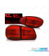 FAROLINS TRASEIROS LED VOLKSWAGEN VW TIGUAN 07-11 RED VERMELHO