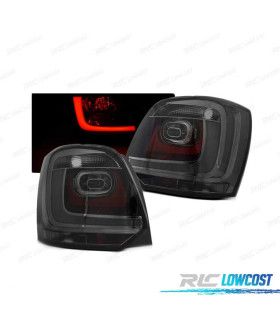 FAROLINS TRASEIROS LED VOLKSWAGEN VW POLO 6R HATCHBACK 09-13 SMOKED FUMADOS ESCURECIDOS