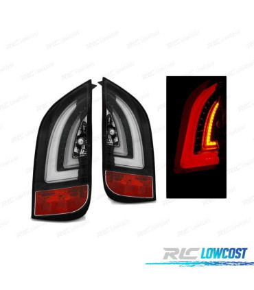 FAROLINS VOLKSWAGEN VW UP 11-16 SKODA CITIGO 11-17 BARRA DE LED PRETA