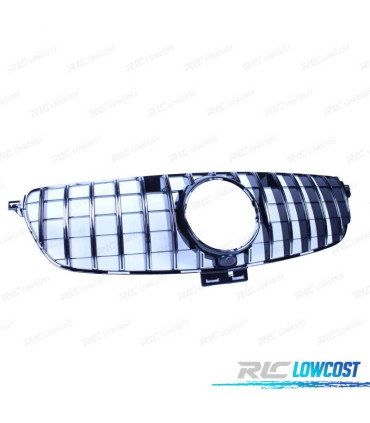 GRELHA FRONTAL MERCEDES CLASE GLE W166 X292 AMG 15-18 LOOK GLE63 COUPÉ GT CROMADA