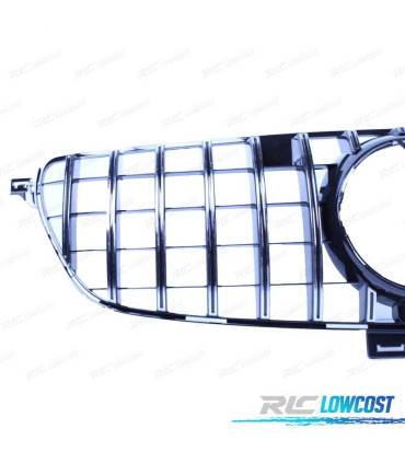 GRELHA FRONTAL MERCEDES CLASE GLE W166 X292 AMG 15-18 LOOK GLE63 COUPÉ GT CROMADA