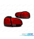 PILOTOS LED PARA VOLKSWAGEN VW GOLF 6 08-12 VERMELHO FUMÊ BARRA DE LED