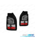 FAROLINS TRASEIROS LED PARA VOLKSWAGEN VW T5 10-15 1P BLACK PRETO