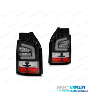 FAROLINS TRASEIROS LED PARA VOLKSWAGEN VW T5 10-15 1P BLACK PRETO