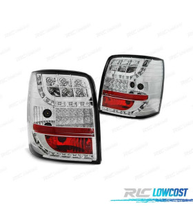 FAROLINS TRASEIROS LED PARA VOLKSWAGEN VW PASSAT 3BG 00-04 CHROME CROMADO