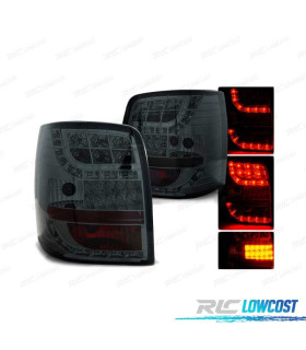 FAROLINS TRASEIROS LED PARA VOLKSWAGEN VW PASSAT B5 96-00 SMOKED FUMADO ESCURECIDO