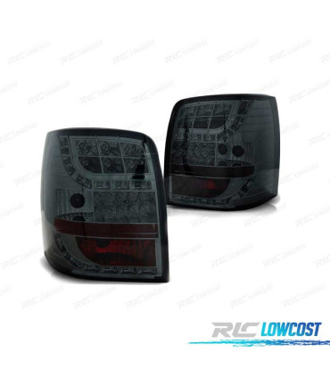 FAROLINS TRASEIROS LED PARA VOLKSWAGEN VW PASSAT B5 96-00 SMOKED FUMADO ESCURECIDO
