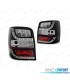 FAROLINS TRASEIROS LED PARA VOLKSWAGEN VW PASSAT B5 96-00 BLACK PRETO