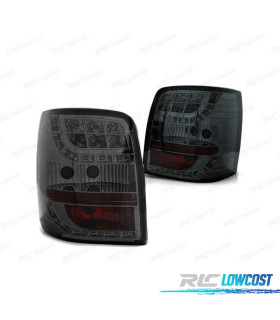 FAROLINS TRASEIROS LED PARA VOLKSWAGEN VW PASSAT B5 96-00 SMOKED FUMADOS ESCURECIDOS