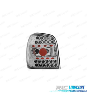 FAROLINS TRASEIROS LED PARA VOLKSWAGEN VW POLO 6N 94-99 CHROME CROMADO