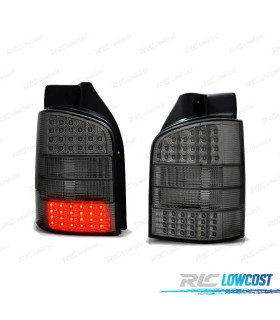 FAROLINS TRASEIROS LED VOLKSWAGEN VW T5 03-09 FUMADO ESCURECIDO