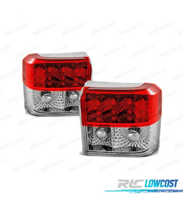 FAROLINS TRASEIROS LED PARA VOLKSWAGEN VW T4 90-03 VERMELHO BRANCO