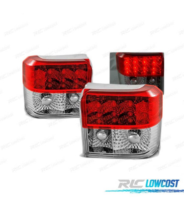 FAROLINS TRASEIROS LED PARA VOLKSWAGEN VW T4 90-03 VERMELHO BRANCO