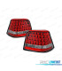 FAROLINS TRASEIROS LED PARA VOLKSWAGEN VW GOLF 4 97-03 RED CRYSTAL VERMELHO CRISTAL
