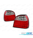 FAROLINS TRASEIROS LED PARA VOLKSWAGEN VW GOLF 3 91-97 VERMELHO BRANCO